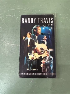 Randy Travis - Live: It Was Just a Matter of Time (VHS, 2001, Widescreen) - Foto 1 di 6