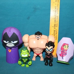 Wacky Pack DC CN Teen Titans Go! Sonic Figures - Raven Starfire Robin Beast Boy - Picture 1 of 2