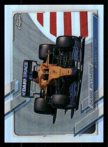 2021 Topps Chrome Formula 1 Refractors #100 Daniel Ricciardo/F1 Cars - Picture 1 of 2