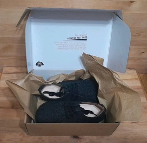KALSO: EARTH "FAROE LOKAH" BLACK WOOL Shoes Negative Heel WOMEN'S 6 NEW WITH BOX - Picture 1 of 8