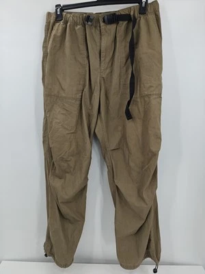 H&M Relaxed Fit Pants Mens 2XL Casual Drawstring Waist Adjustable Belt Stains - Image 1 of 4