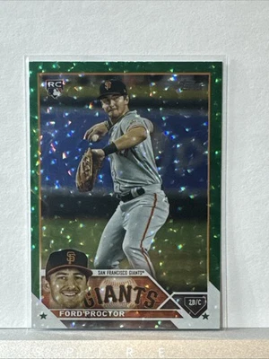 Ford Proctor 2023 Topps #472 Green Foil /499 - San Francisco Giants - Image 1 of 4