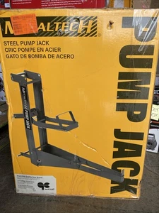 MetalTech Pump Jack Steel Scaffolding Foot Portable 500lb Capacity 30.25"x24.75" - Picture 1 of 5