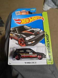 Hot Wheels HW Workshop '90 Honda Civic EF #197/250 Bent Card - Picture 1 of 1