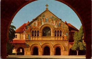 STANFORD MEMORIAL CHURCH Stanford University Union Öl Postkarte - Bild 1 von 2