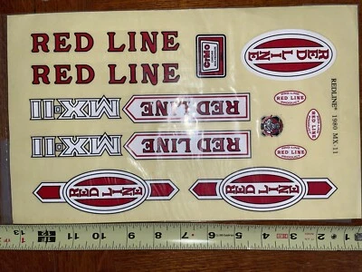 ¡Pronto finaliza el anuncio!!!! Pegatinas horquilla cuadro BMX Redline 1980 OEM MX 11 Torker Foto 1 de 4