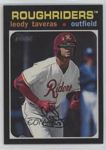 2020 Topps Heritage Minor League Edition Flip Stock Leody Taveras #81