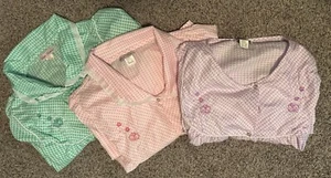 Lot of 3 Lati Fashion House Dress Size XXXL Zaps SeeSucker MuuMuu Nightgown - Bild 1 von 17