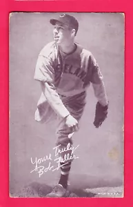 1939-46 EXPOSICIÓN DE SALUDOS INDIOS BOB FELLER CLEVELAND - Imagen 1 de 2