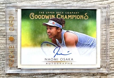 2021 UPPER DECK GOODWIN METAL UNIVERSO CHAMPIONS NAOMI OSAKA RC AUTÓGRAFO AUTOMÁTICO - Imagem 1 de 2