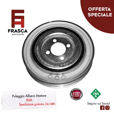 Puleggia Albero Motore INA Fiat Punto EVO 1.3 Multijet 75 CV 95 CV 90 CV - Imagen 1 de 3