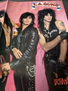 LA GUNS / DAN REED ORIGINAL ADVERT/ POSTER/CLIPPING - Imagen 1 de 5