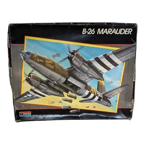 Monogram B-26 Marauder Maßstab 1:48 Modellflugzeug Vintage 1989 #5506 Neu Open Box - Bild 1 von 8