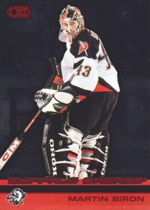 2002-03 Pacific Heads Up Hockey Red #12 Martin Biron 39/80