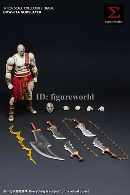 Pre-order SIGMA STUDIOS GOW-01A 1/12 The God Kratos Ghost of War Action Figure - Image 1 of 4