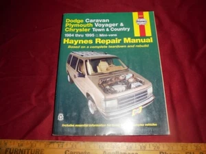 1984 - 1995 Dodge Caravan Voyager Town Country Haynes Repair Manual 30010 - Picture 1 of 5