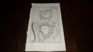 PLAN 17e s. - Jametz - Marsal - Fortifications - Merian Matthaeus 1656 - Picture 1 of 6
