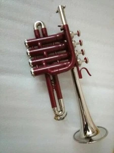 Sai Musical India Piccolo Trumpet Bb Red Nickel - Picture 1 of 1