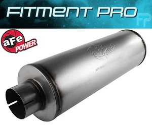 aFe Mach Force-Xp Stainless Diesel Muffler 4" Inlet x 4" Outlet x 30" L 49-91002 - Picture 1 of 5
