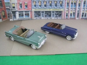 Buick convertibles, 1949 and 1955, diecast 1/43 scale cars - Picture 1 of 12