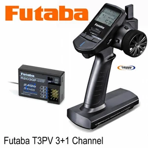 Futaba RC Car Fernsteueranlage T3PV R203GF 2.4GHz 3 +1 Kanal Anlage - Bild 1 von 10