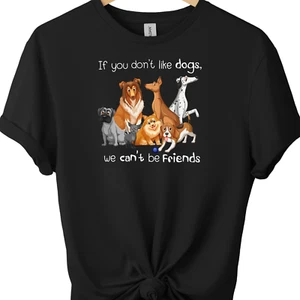 Camiseta Divertida Perro Estampado Gráfico Camiseta Unisex Novedad Camiseta Estilo Suave Camiseta - Imagen 1 de 15