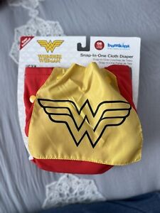*NEW* Wonder Woman Bumkins Cloth Diaper - Cape Included