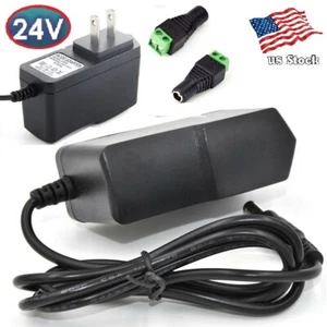 24V 1A 24W AC/DC Adapter Netzteil Home Electronic mit 5,5x2,1mm DC Klinke - Bild 1 von 7
