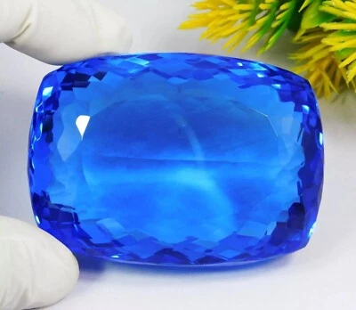 Natural 750.08 Ct Blue Tanzania OF Tanzanite Certified Cushion Cut Gemstone - Image 1 of 4