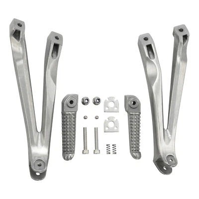 Rear Passenger Footpegs Foot Pegs Bracket Fit For Yamaha YZF R1 YZFR1 2004-2008 - Image 1 of 4
