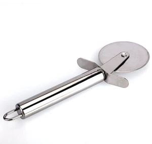 Kitchen FX Edelstahl Dose Pizzateig Schneider Stahlgriff Kostenloser Versand - Bild 1 von 1