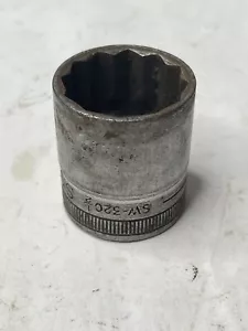 Vintage Snap-on Tools USA 1/2" Drive 12pt 1" Socket SW-320 1/2. (HT3) - Picture 1 of 6