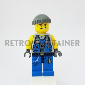LEGO Minifigures - 1x pm012 - Engineer (Cap) - Power Miners Omino Minifig 8707
