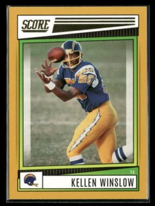 2022 Score #141 Kellen Winslow Gold San Diego Chargers - Imagen 1 de 2