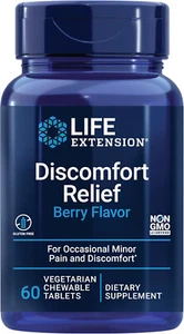 Life Extension Pea Discomfort Relief (Berry Flavor)  60 Vegetarian chewable tab - Picture 1 of 2