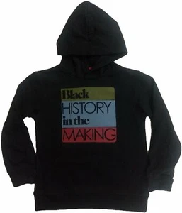 Black History in the Making Boys Youth Sweatshirt Pullover Hoodie - Picture 1 of 3