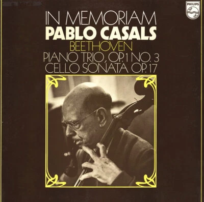 BEETHOVEN Piano Trio 3, Cello Sonata Op.17 (Horn Sonata) CASALS VEGH HORSZOWSKI - Image 1 of 3