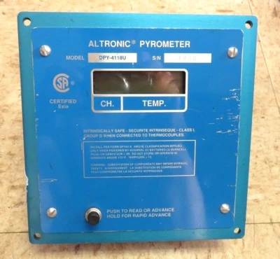 Altronic pyrometer model DPY4118U - Image 1 of 4
