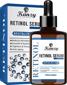 Best Retinol Face Serum 30ml Vitamin C+Hyaluronic Acid for Anti-Wrinkle & Aging
