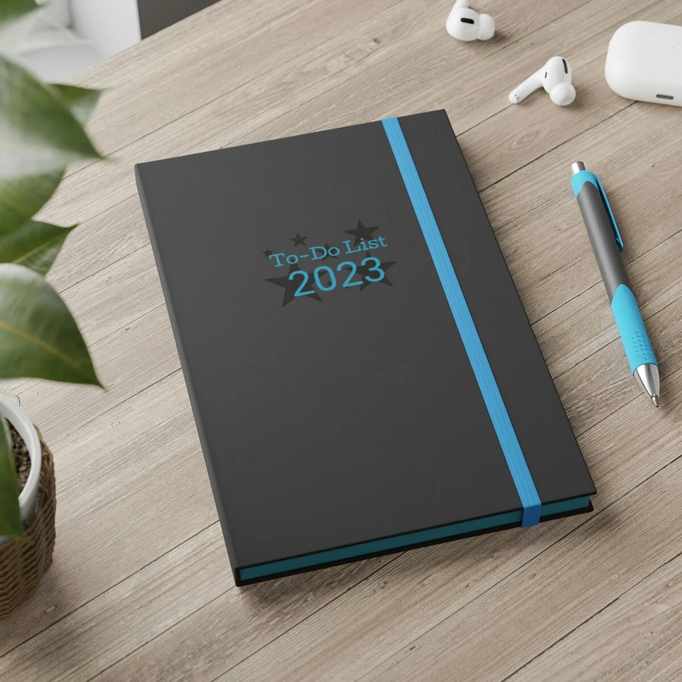 2023 To-Do Journal List Color Contrast Notebook - Ruled - Image 1 of 1