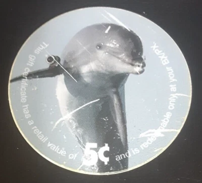 2nd  Print  2L5  5 cents AAFES  Pogs from 2003 printing Fine - Image 1 of 2