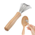 Hair Brush Cleaner Stainless Steel Dirt Remove Comb Cleaning Tool
