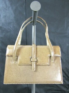 Lucille De Paris Brown Leather Handbag - Picture 1 of 8