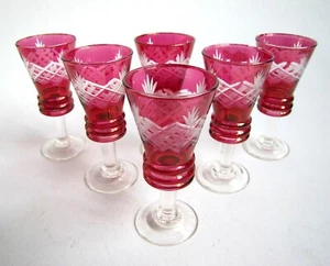 6 Verres à Liqueur sur Pied - Imagen 1 de 2