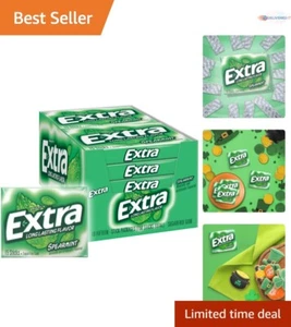Celebrate St. Patrick's Day with Sugarless Spearmint Gum - 10 Packs of Minty Joy - Picture 1 of 8