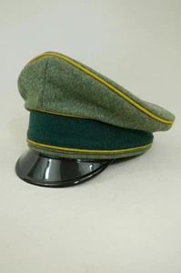 WWII German Heer Signal officer Wool Visor cap - Imagen 1 de 2