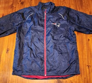 Vintage New England Patriots Windbreaker XL NFL Football Sports Tom Brady Jacket - Picture 1 of 4