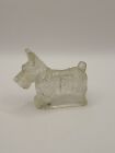 1930's-1950's Scottie Scotty Dog Glass Candy Container JH Millstein Jeanette