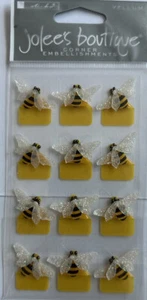 RARE Jolees Iridescent Bumblebee Vellum Photo Corners Scrapbook - Picture 1 of 1