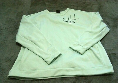 Sudadera para mujer Nike grande verde menta poliéster elástica cuello redondo manga larga Foto 1 de 4